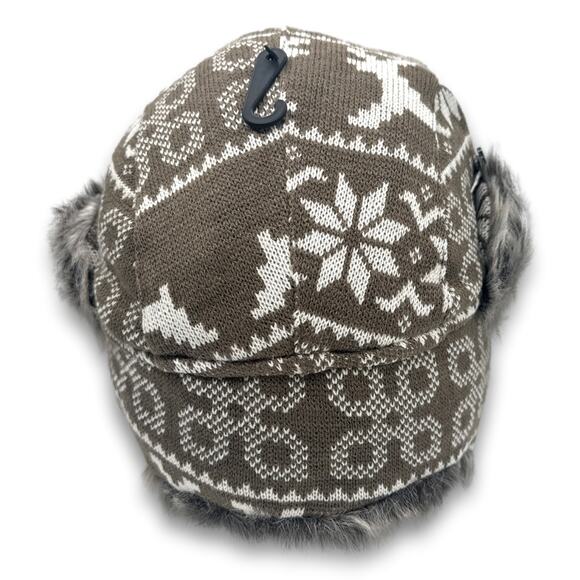 Lumberjack Aviator Hat Supple Faux Fur Winter Ski Trooper Trapper Ear Flap Cap - Picture 5 of 7